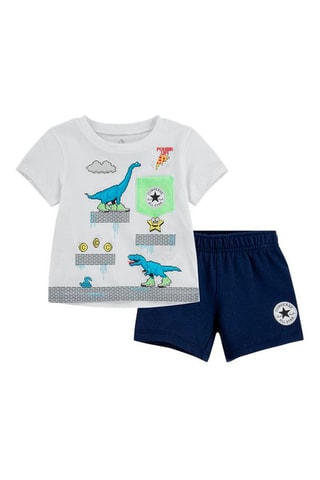 T-shirt e shorts - Bianco