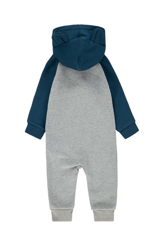 Tuta con cappuccio con orecchie - Grigio