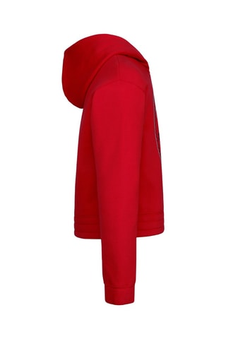 Felpa con cappuccio Nero - Rosso