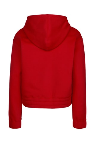 Felpa con cappuccio Nero - Rosso