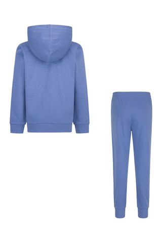Felpa con cappuccio e pantaloni - Nero e blu