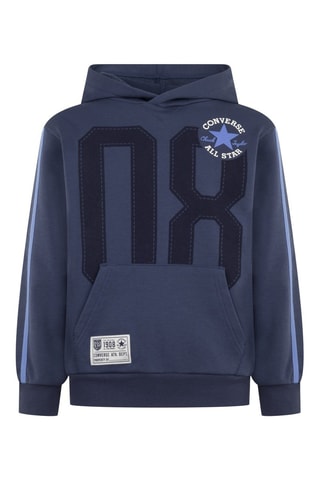 Felpa con cappuccio - Blu