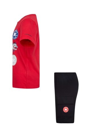 T-shirt e shorts - Nero