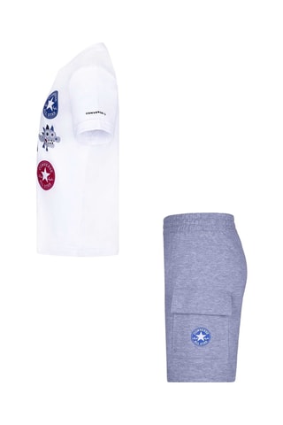 T-shirt e shorts - Grigio