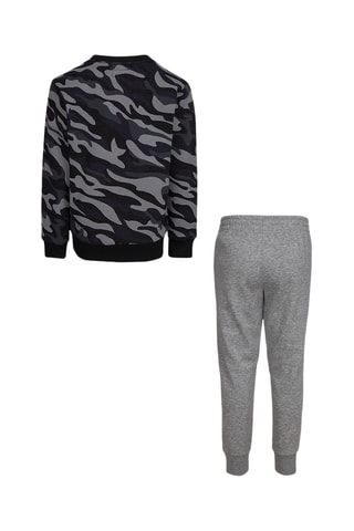 Felpa e pantaloni sportivi - Nero e grigio