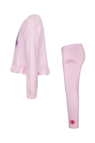 T-shirt - Bianco, viola e rosa