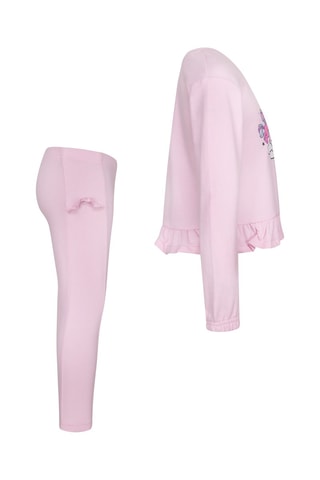 T-shirt - Bianco, viola e rosa