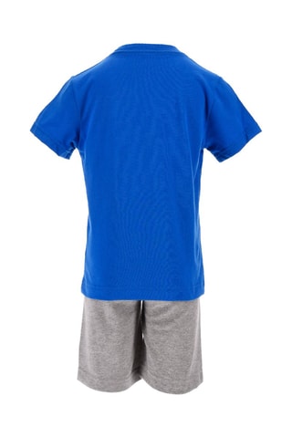 T-shirt e shorts - Blu e grigio