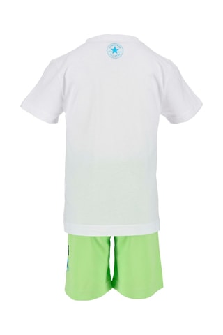 T-shirt e shorts - Bianco e verde