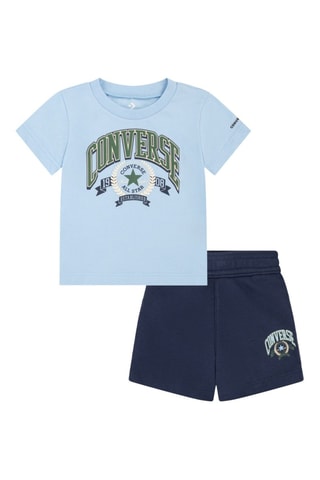 T-shirt e shorts - Blu