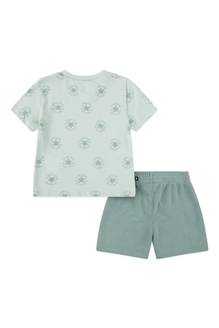 T-shirt e shorts - Verde