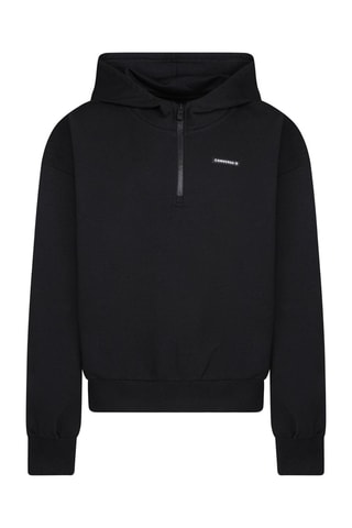 Felpa con cappuccio - Nero