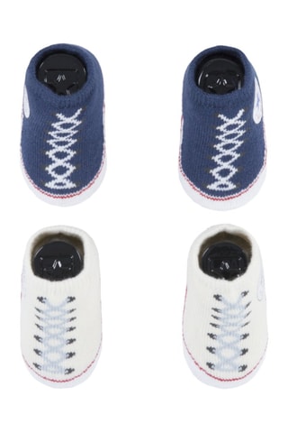 2 babbucce alte - Blu