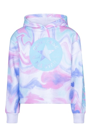 Felpa tie and dye - Bianco