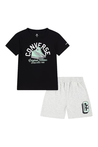T-shirt e shorts - Grigio