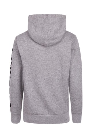 Felpa in pile con cappuccio   - Grigio