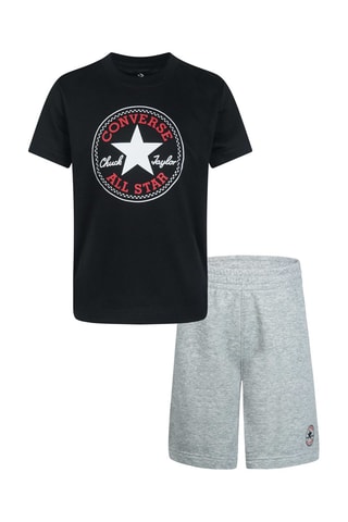 T-shirt e shorts - Grigio