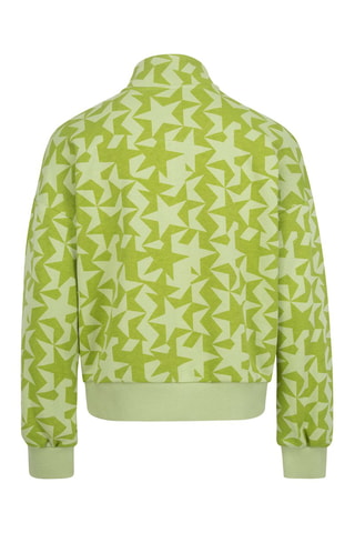 Felpa - Nero, rosa e verde