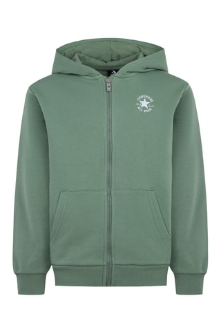 Felpa con cappuccio - Verde