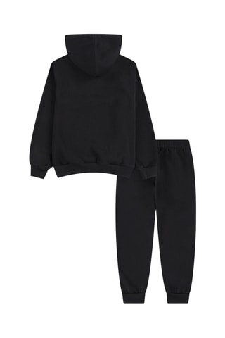 Felpa con cappuccio e pantaloni sportivi - Nero