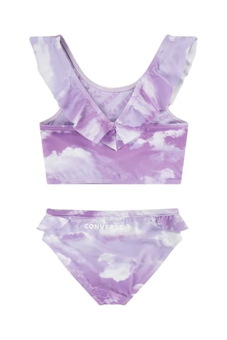Bikini - Bianco, viola e grigio