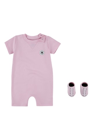 Pagliaccetto e calze - Rosa