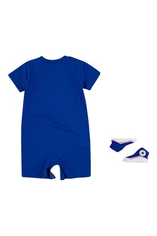 Pagliaccetto e calze - Blu