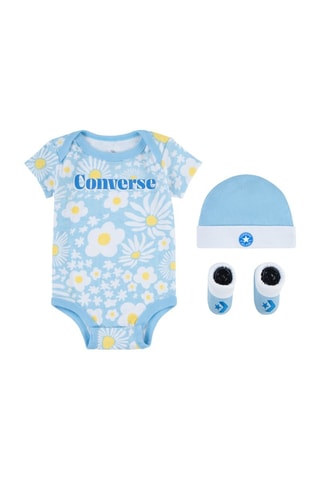 Set 3 pezzi - Bianco e blu