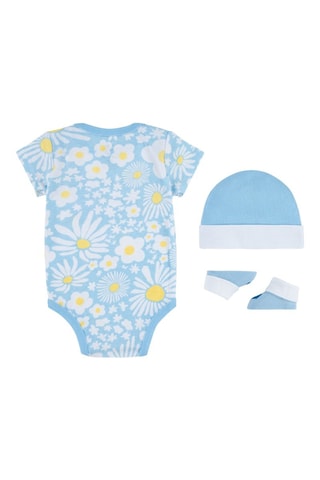 Set 3 pezzi - Bianco e blu