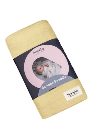 Coperta in fibre di bambù Swaddle - Giallo - 120 x 120 cm