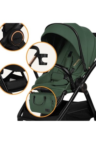 Passeggino multifunzione 3 in 1 Layla - Verde - Da 6 mesi a 4 anni  - Fino a 22 kg