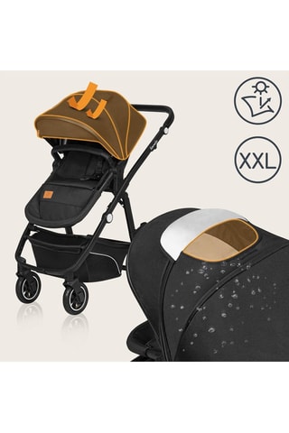 Passeggino trio + accessori Bianka - Nero