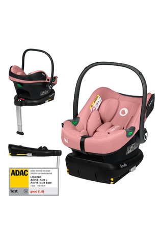 Seggiolino auto Astrid - Rosa - Dalla nascita - Da 40 a 87 cm