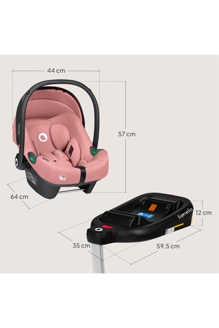 Seggiolino auto Astrid - Rosa - Dalla nascita - Da 40 a 87 cm