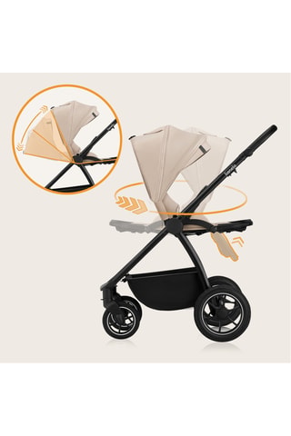 Passeggino Meril - Beige - Dalla nascita - Fino a 22 kg