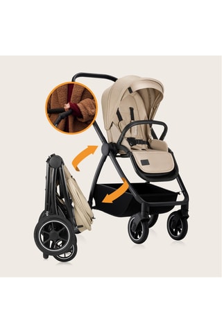 Passeggino Meril - Beige - Dalla nascita - Fino a 22 kg