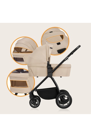 Passeggino Meril - Beige - Dalla nascita - Fino a 22 kg