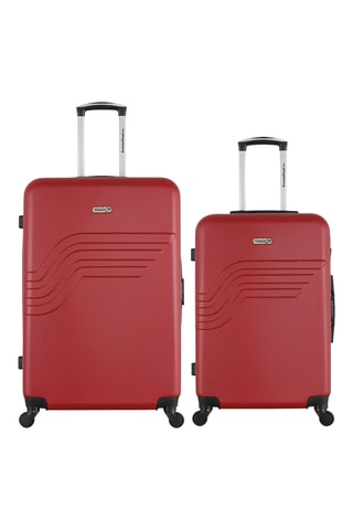 Weekendtrolley en Grote Trolley Queens (M/L) - 65/75 cm - Bordeauxrood
