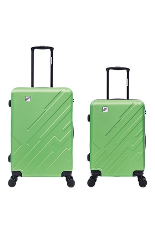 Handbagagetrolley en Weekendtrolley (S/M) - 56/66 cm - Groen