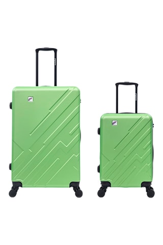 Handbagagetrolley en Grote Trolley (S/L) - 75/56 cm - Groen