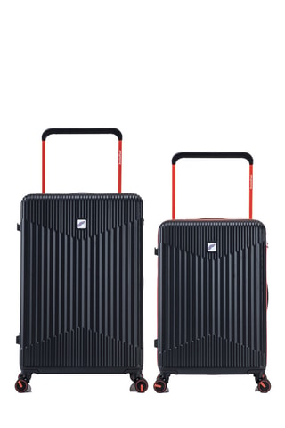 Weekendtrolley en Grote Trolley (M/L) - 68/76 cm - Zwart