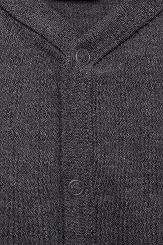 Veste coton boutonnée - Gris