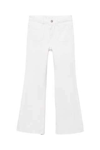 Jean flare - Blanc