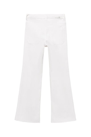 Jean flare - Blanc