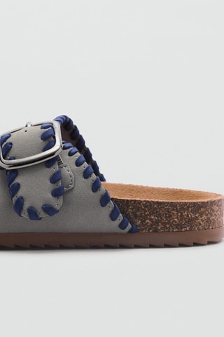 Sandales boucles - Gris