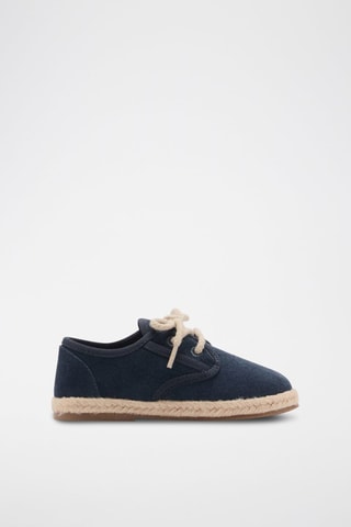 Chaussures lacées cuir - Bleu