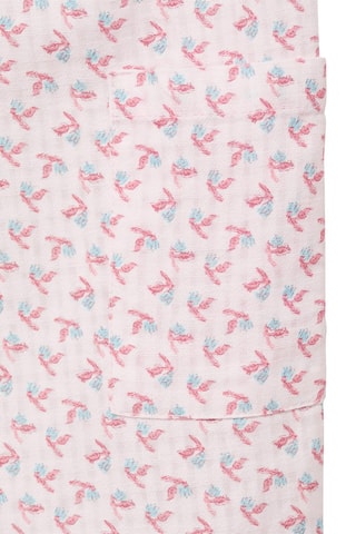 Pantalon droit imprimé - Rose