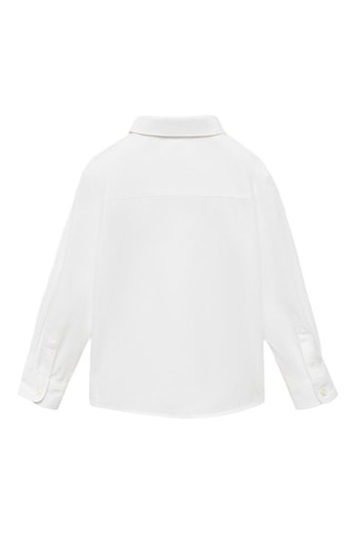 Chemise popeline coton - Blanc