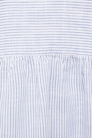 Chemisier rayures voile - Bleu