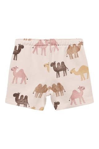 Bermuda imprimé chameaux - Beige